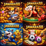 Ilustrasi promosi JAWARA88 dalam 4 kuadran